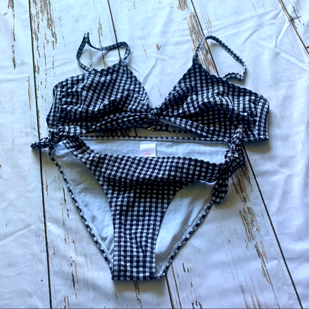 Gingham Checked Bikini